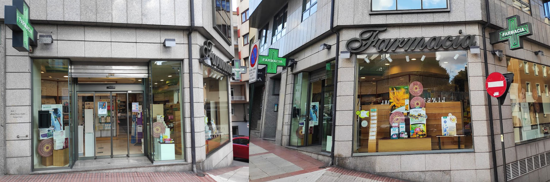 banner-fachada Doble imagen Frontal de la farmacia